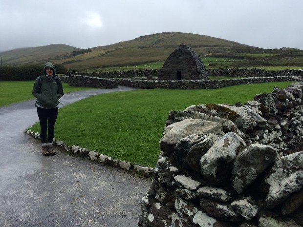 The entrance to Gallarus Oratory.